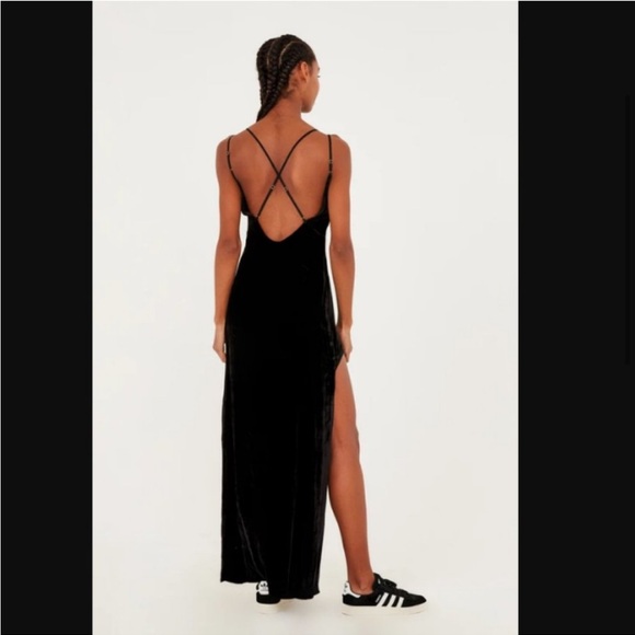 NWT For Love and Lemons Nadine Velvet Maxi Gown - Picture 4 of 7